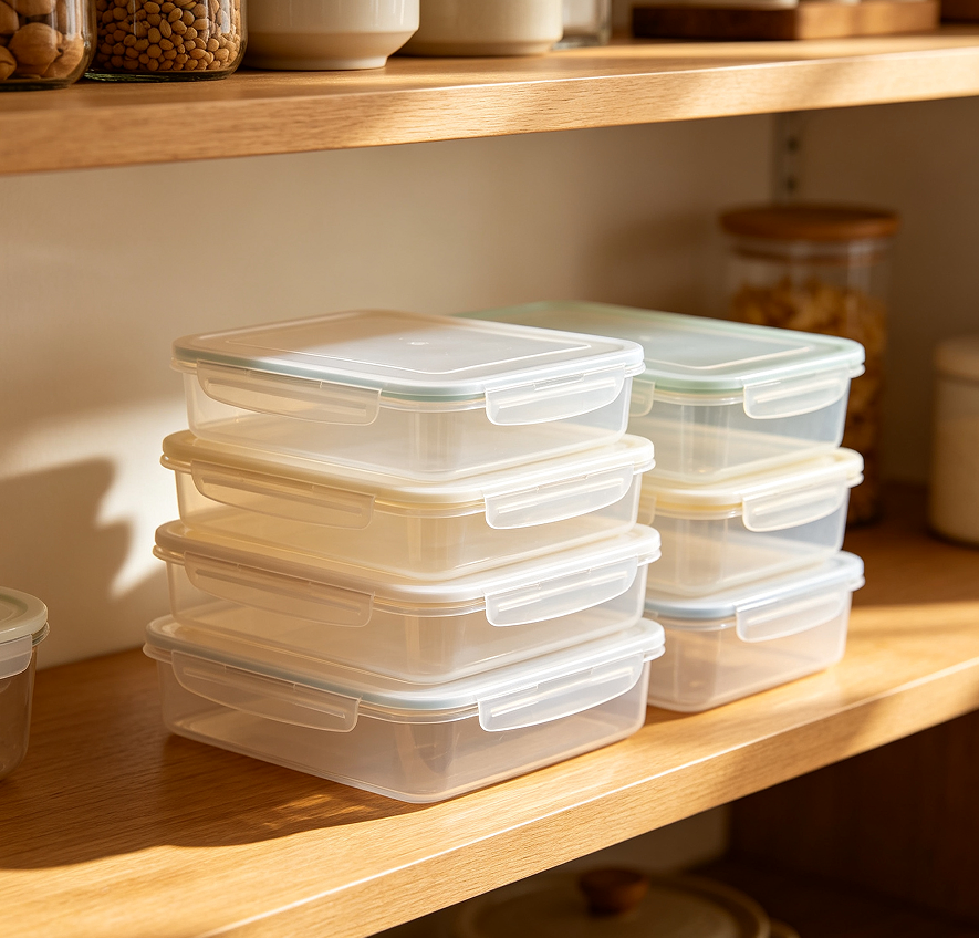 Stackable Kitchen Food Storage Box Set